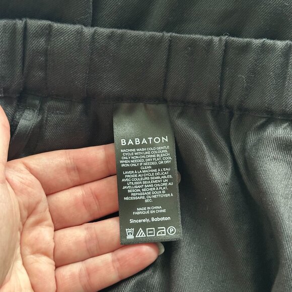 Aritzia Babaton New Dexter Linen Blend Ankle Jogger Trouser Pant - Picture 7 of 11